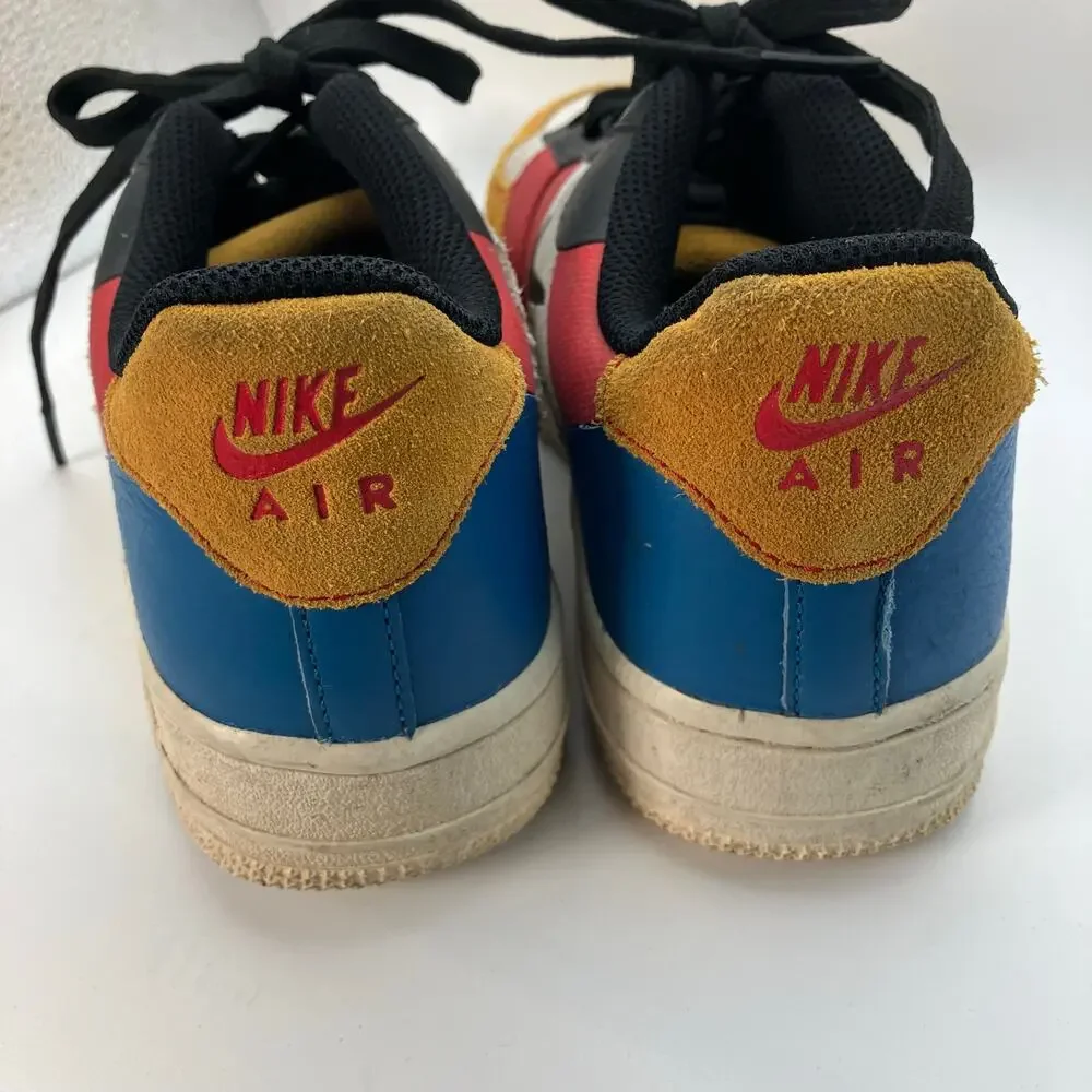 Nike Air Force 1 Low What The Multi-Color‎ Youth 4.5Y AQ4211-100 Cracked Leather
